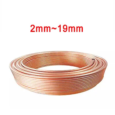 £5.46 • Buy Copper Tube Pipe Coil 2/3/4/5/6/8/10/12/14/16/19mm Air Conditioning/Water/Gas
