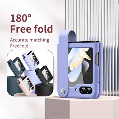$19.99 • Buy For Samsung Galaxy Z Flip 5 4 3 5G With Strap Case Luxury Shockproof Flip Cover