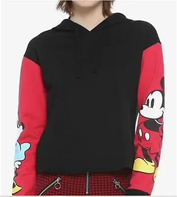 Mickey & Minnie Mouse Hoodie Pullover Sweatshirt Jumper Disney Plus Sz. 5 NEW! • $46.95