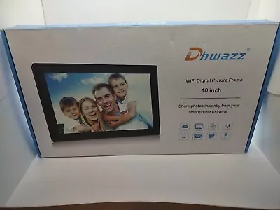 Dhwazz Digital Picture Frame 10  WiFi/Motion Sensor/TouchScreen/ISP • $47.99