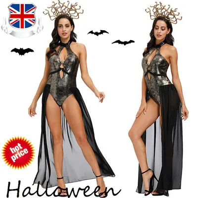 £26.29 • Buy Medusa Cosplay Costume Fancy Dress Mythical Halloween Snakes Headband Crown !