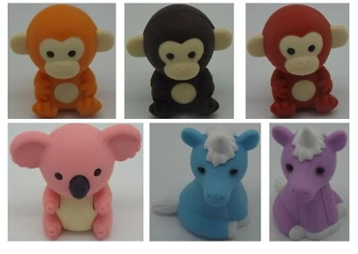 £2.49 • Buy IWAKO Japanese Novelty Forest Animals Fun Erasers Rubbers Christmas Stocking 