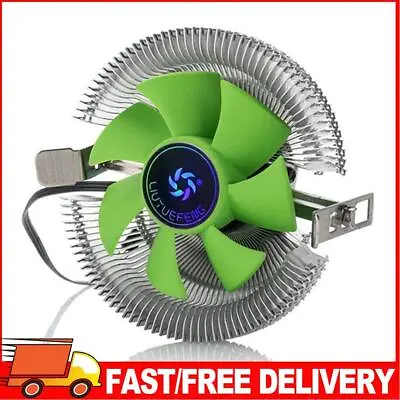 CPU Cooler Heatsink For LGA 775/1150 1151 3Pin Fan Cooling Silent Radiator • £8.31