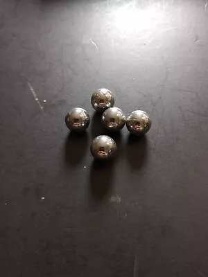 5 PACHINKO Balls Classic Vintage Old Antique ENGRAVED Steel • $4.48