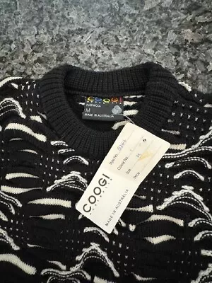 COOGI Vintage Textured Wool Sweater Size M Made In Australia NWT • $449.50