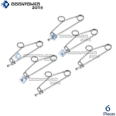 Mayo Instruments Holder Safety Pin Surgical Medical Instruments Holder 6 Pcs • $7.89