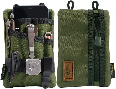 Tool Pocket Organizer For Flashlight Pocket Knife Tactical Pen Notebook Green • $42.65