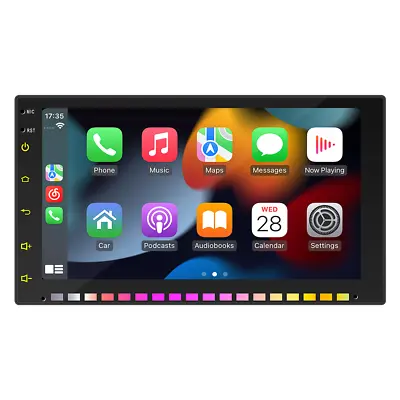 Touch Screen 7in Car Radio Wireless Carplay Android Auto Bluetooth FM MP5 Player • $80