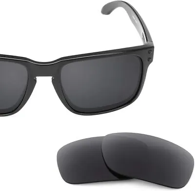 Revant Replacement Lenses For Oakley Holbrook - Black Chrome Polarized Colour • £15.99