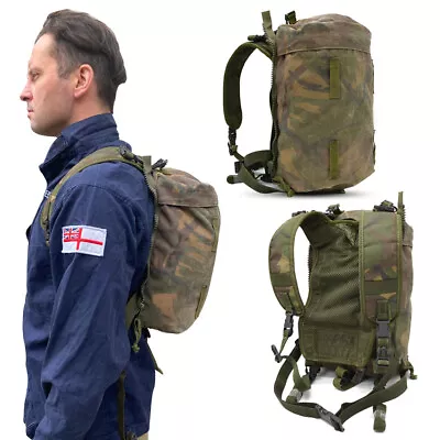 British Army Rucksack Backpack Side Pouch Pack DPM Bergen Woodland Set Daysack • $13