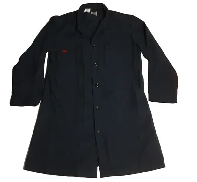 Workrite Nomex IIIA Aramid FR Lab Coat Navy Lightweight FR Clothes Uniform Large • $19.99