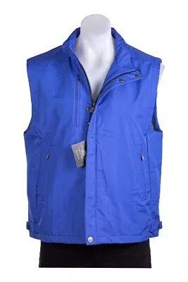 Brooks Brothers Men Coats & Jackets Vests LG Blue Polyester • $54