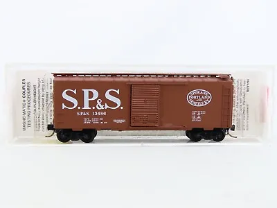 N Micro-Trains MTL #20246 SP&S Spokane Portland & Seattle 40' Box Car #13486 • $24.95