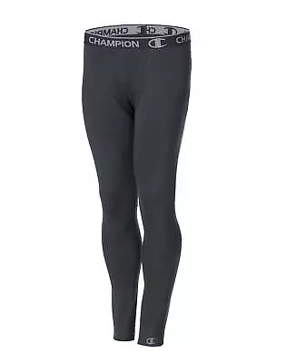 Champion Tights Baselayer Mens Tights PowerFlex Black Vapor  Wicking Quick Dry • $14.49