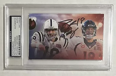 PEYTON MANNING Signed Photo/Photograph Card Autograph PSA/DNA Certified AUTO • $5.50