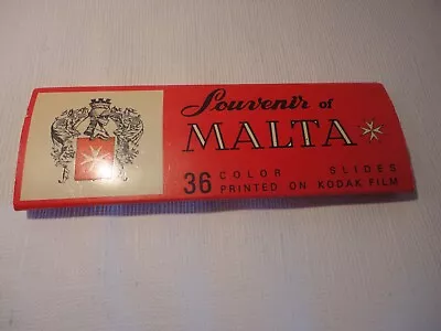 Souvenir Of Malta - 36 Collectable Color Slides Printed On Kodak Film • £2.99