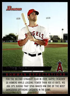 2010 Bowman #BE22 Mike Napoli / Hank Conger Rookie Los Angeles Angels • $1.60