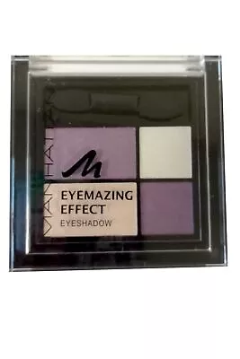 Manhattan Eyemazing Effect Eyshadow Quad Compact Long Wearing Velvet Touch • £2.02