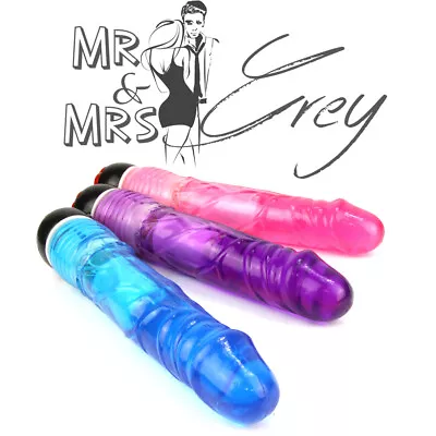 Big Jelly 22cm 8.7 Inch Realistic Dong Vibrator Massager • $19.95