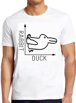 Rabbit Duck Illusion T Shirt Meme Funny Gamer Cult Movie Music Gift Tee 553 • £6.35
