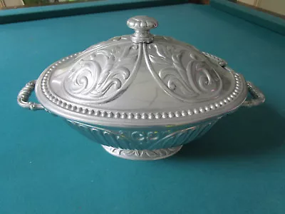 LENOX Butler's Pantry Metal Serveware 3 Quart Soup Tureen & Ladle STILL W/ LABEL • $148.99