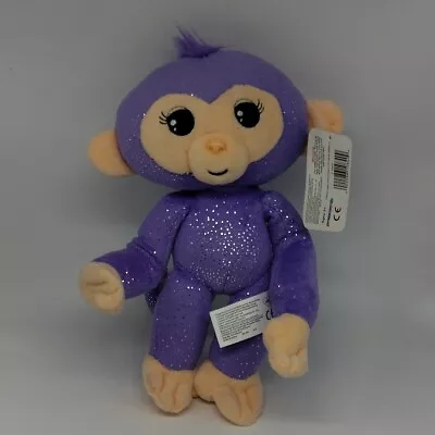 Fingerlings Purple Plush Monkey Sparkles Glitter 10  Posable Arms Stuffed Animal • $13
