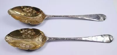 £157.50 • Buy Berry Spoons Silver Georgian Pair 