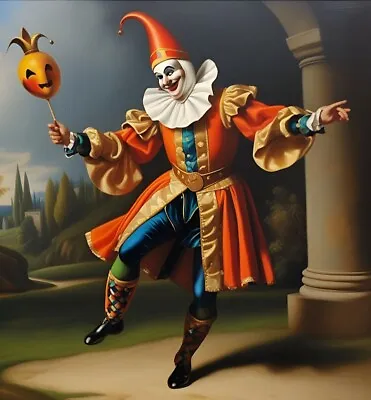 Wall Art Medievil Jester  • £1.50