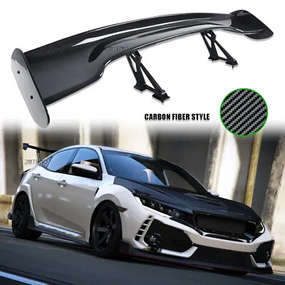 45'' Adjustable Rear Trunk GT-Style Spoiler Wing Carbon Fiber For Honda Civic SI • $159.67