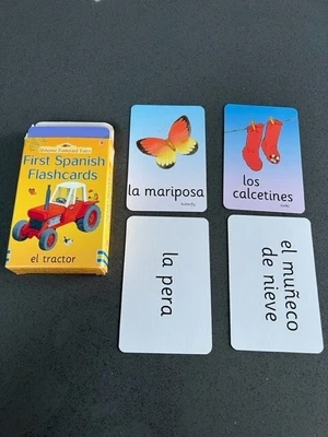 £3 • Buy First Spanish Flashcards (Farmyard Tales) By Usborne Cards 