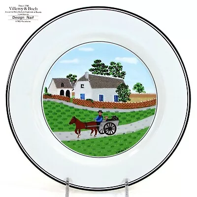 Villeroy & Boch DESIGN NAIF - #1 GOING TO MARKET 8.25  Salad Plate Horse Cart • $13.95