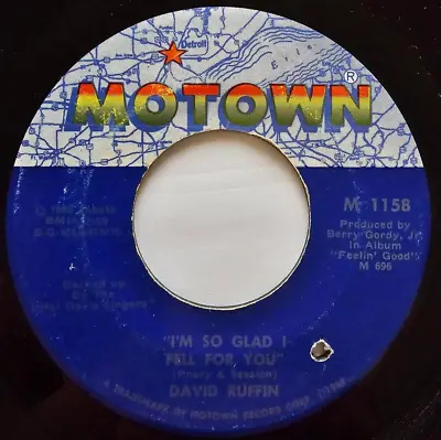 MOTOWN SOUL US IMPORT David Ruffin – I'm So Glad I Fell For You • £1.99