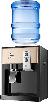 Loading Small Water Cooler Dispenser 5-Gallon Cold And Hot Water Dispenser Top • $38