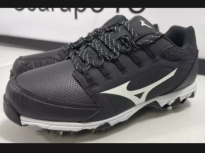 Women’s Mizuno 9-Spike Swift 5 Metal Softball Baseball Cleats Black • $13.99