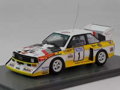 1985 Spark Audi Sport Quattro S1 E2 Mouton Manx International Rally 1/43 S7897 • £75.97