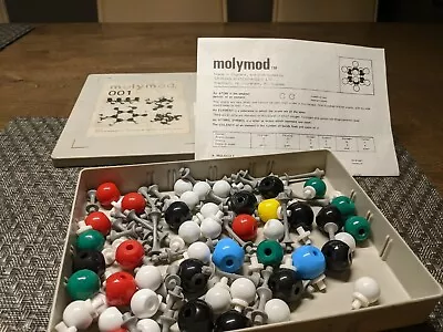 Vintage Molymod Chemistry Set (1970) • $25.86