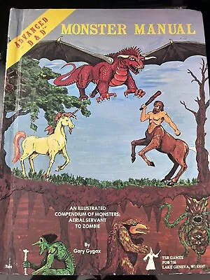 Advanced Dungeons & Dragons: Monster Manual 1e Gygax 2nd Printing 1st Edition • $150