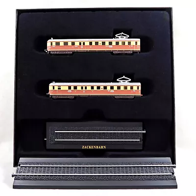 Zackenbahn Two Part Train & Track Model Railway Collectable Z Gauge Guage • £14.99