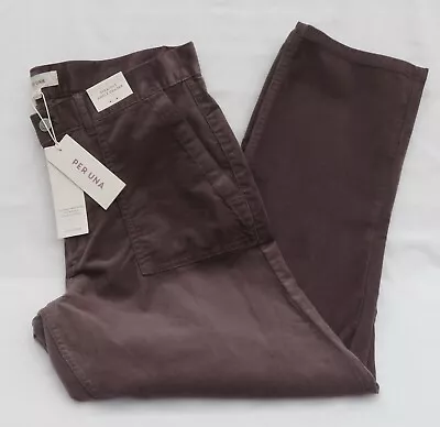 Ladies Marks & Spencer Per Una Mole Straight Ankle Grazer Cord Trousers Size 16 • £19.50