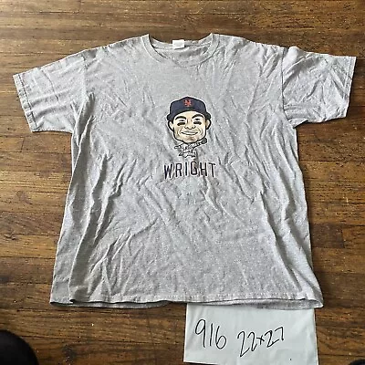 New York Mets David Wright Bobblehead T Shirt Size Large • $9.99