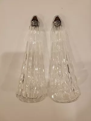 Vintage  I.W. Rice Glass Salt And Pepper Shakers Made In Japan • $18