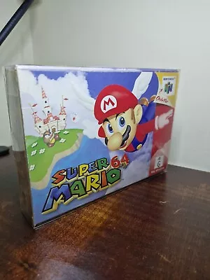 Super Mario 64 | PAL CIB N64 Nintendo Game Manual Poster Game Box Included • $58