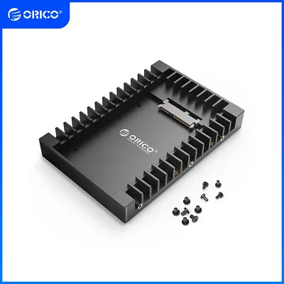 ORICO 2.5  To 3.5  Adapter Bracket SSD HDD Hard Drive Mounting Tray Caddy • £7.20
