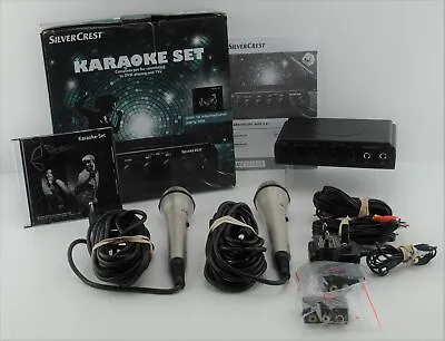 Silver Crest Home Tech Karaoke Set With 2 Microphones - Boxed • £24.99