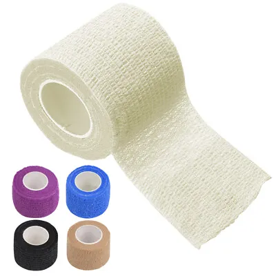 Self Adhesive Cohesive Bandage Ankle Wrist First Aid Sports Medical Tape Wrap* • £1.36