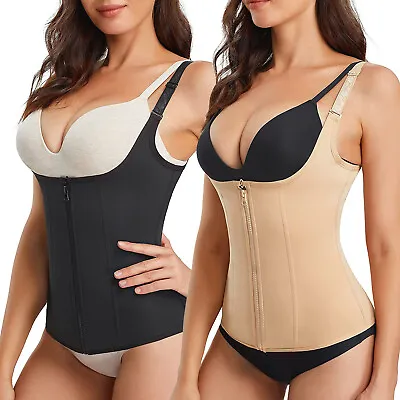$12.99 • Buy Womens Sweat Body Shaper Sauna Vest Slim Shapewear Waist Trainer Cincher Corset
