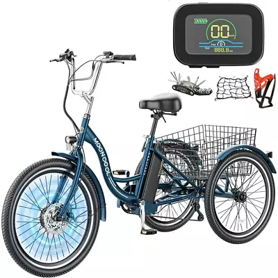 Electric Tricycle Adult 24 /26  Electric Tricycle W/ Removable Battery & Charger • $999