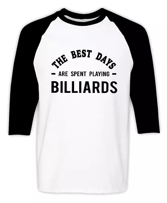 Billiards T-shirt 8 Ball Pool Snooker Pool Player Birthday Christmas Gift Shirt • $25.99