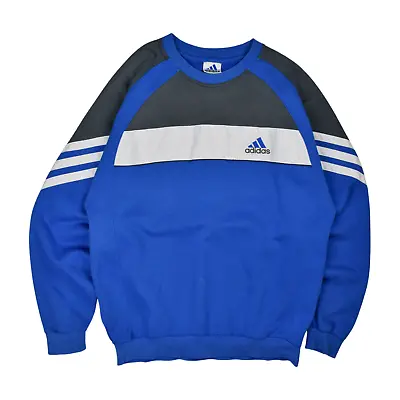 Vintage 90's Adidas Blue Sweater Large • $100