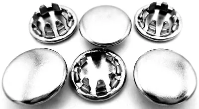 7/16  ID Hole Plug Caps Round Nickel Plated Steel Fits 7/16  ID Hole All Weather • $11.82